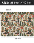 Cactus and Boots Curtains 28"x40" (2-Piece) Made in America