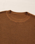 Evelyn Beaded Drop Shoulder Sweater