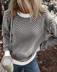 Evelyn Edge Drop Shoulder Sweater
