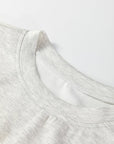Solid Drawstring Waist Tunic Sweatshirt