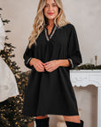 Quincy Sleeve Shift Mini Dress
