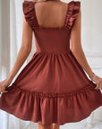 Aurelia Trim Sleeveless Mini Dress