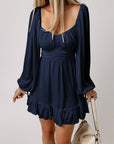 Deborah Waist Square Mini Dress