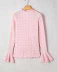Emily Sleeve Mock Fitted Top