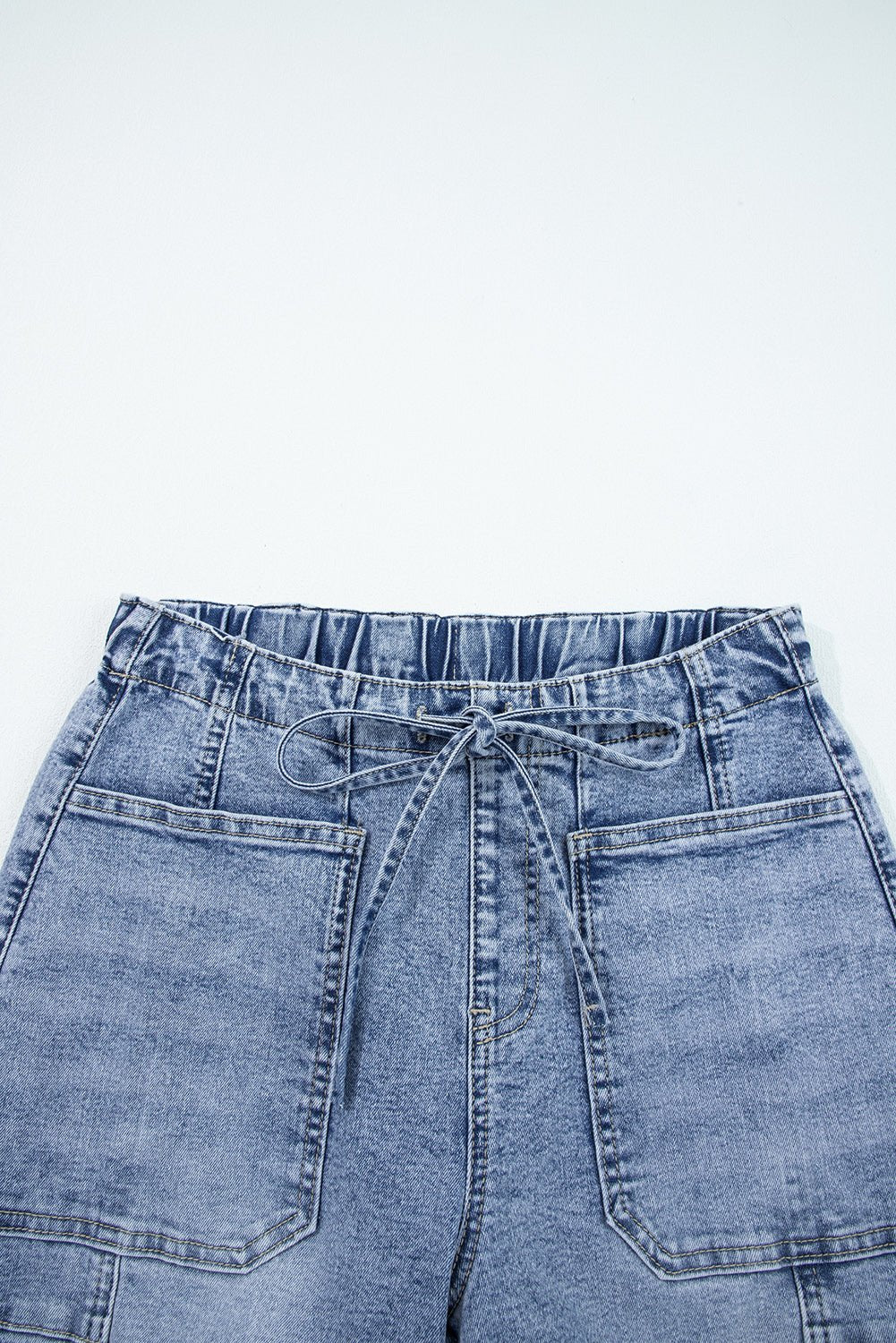 Bella Paperbag Waist Barrel Jeans