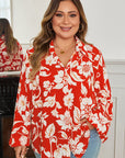 Shelby Print Loose Up PLUS Shirt