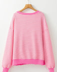 Eliana Loose Drop Shoulder Long Sleeve Top