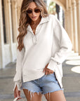 Luminy Baggy Sweatshirt with Slits