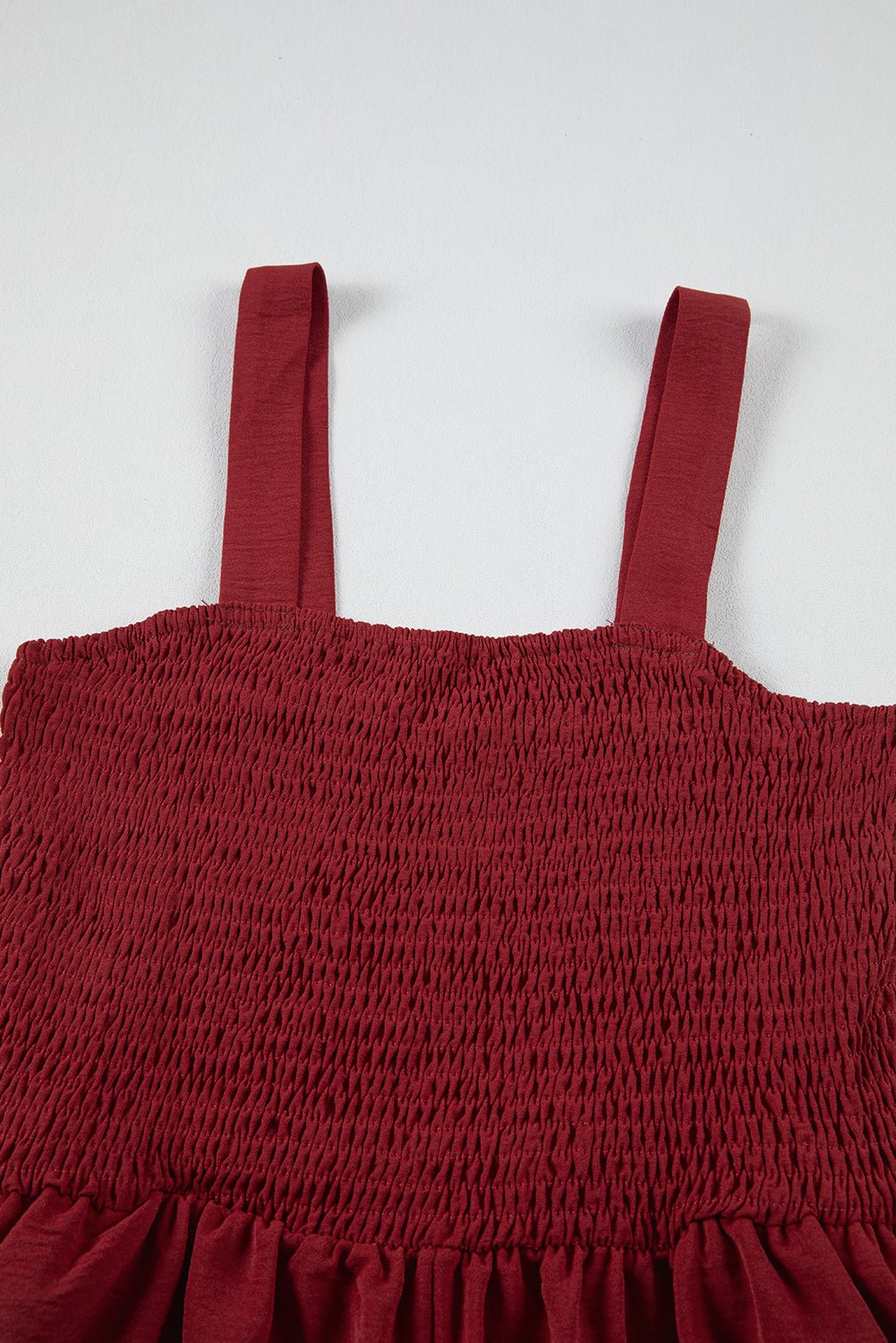 Marlowe Casual Smocked Sleeveless Romper