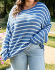 Elle Drop Shoulder O PLUS Sweater