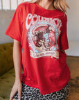 COWBOY Take Me Away Western Crewneck Tee