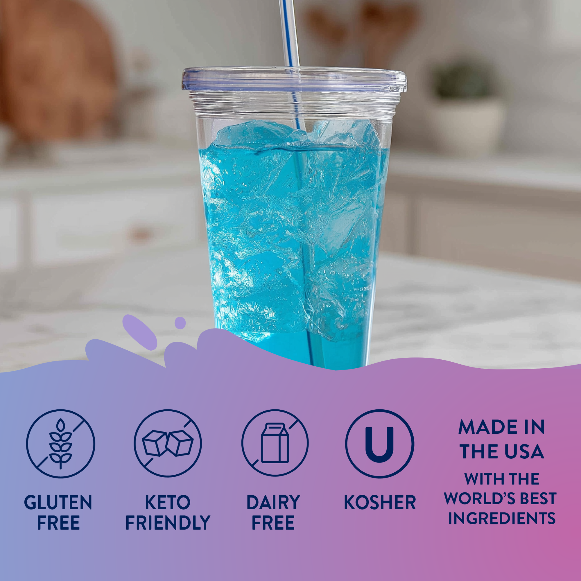 Sugar Free Mermaid Hydration Syrup with Electrolytes 375 ml