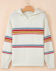 Lumikara accent Hooded Popcorn Sweater