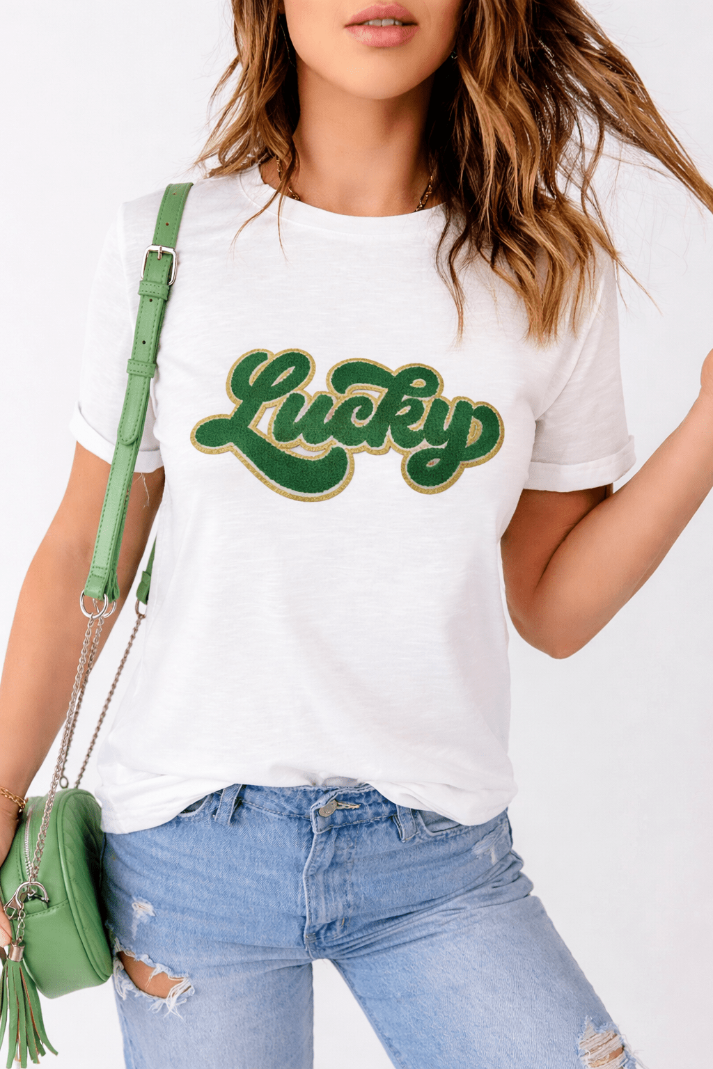 Sloane Patched Graphic T Shirt