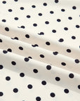 Plus Size Polka Dot Lace V-Neck Sleeveless Top