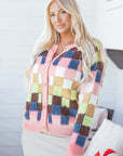 Kiara Pattern Front Cardigan Sweater