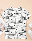 Western Desert Short Sleeve Knit Top