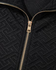 Saige Half Zipper Collared Sweatshirt