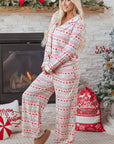 Sarai Christmas Pattern Print Shirt