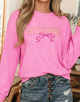 Rosalie Graphic Rib Textured Top