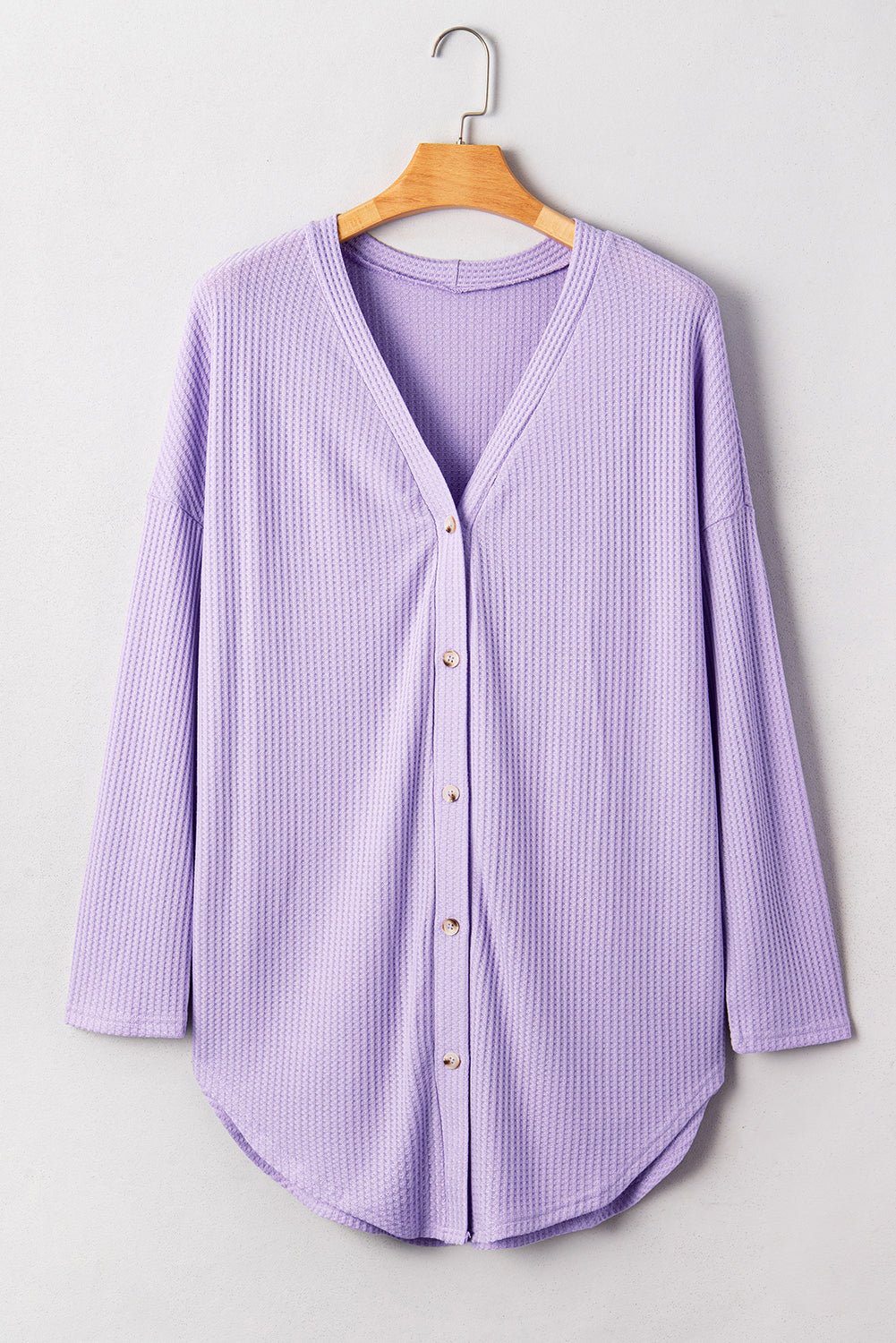 Rosie Waffle Knit Front PLUS Cardigan