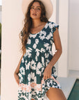 Louise Floral Ruffle Sleeve Dress