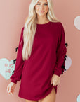 Priscilla Drop Shoulder Sweatshirt Dress