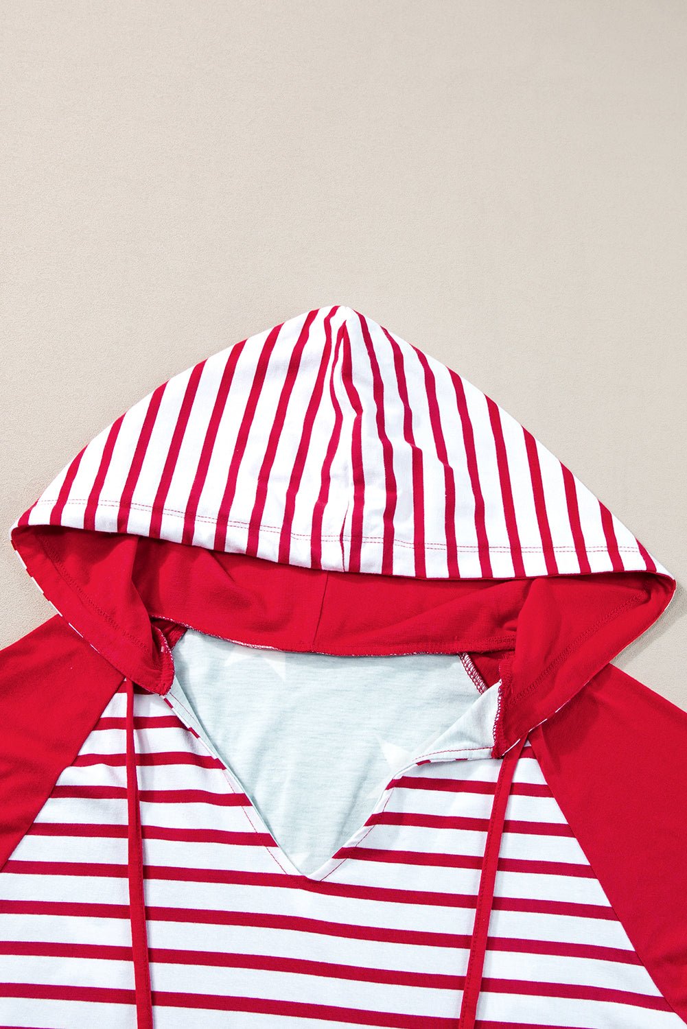 Americana Stars &amp; Stripes Drawstring Hooded T-Shirt