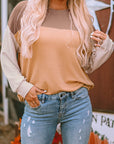 Adaline Ribbed Loose top Long Sleeve Top