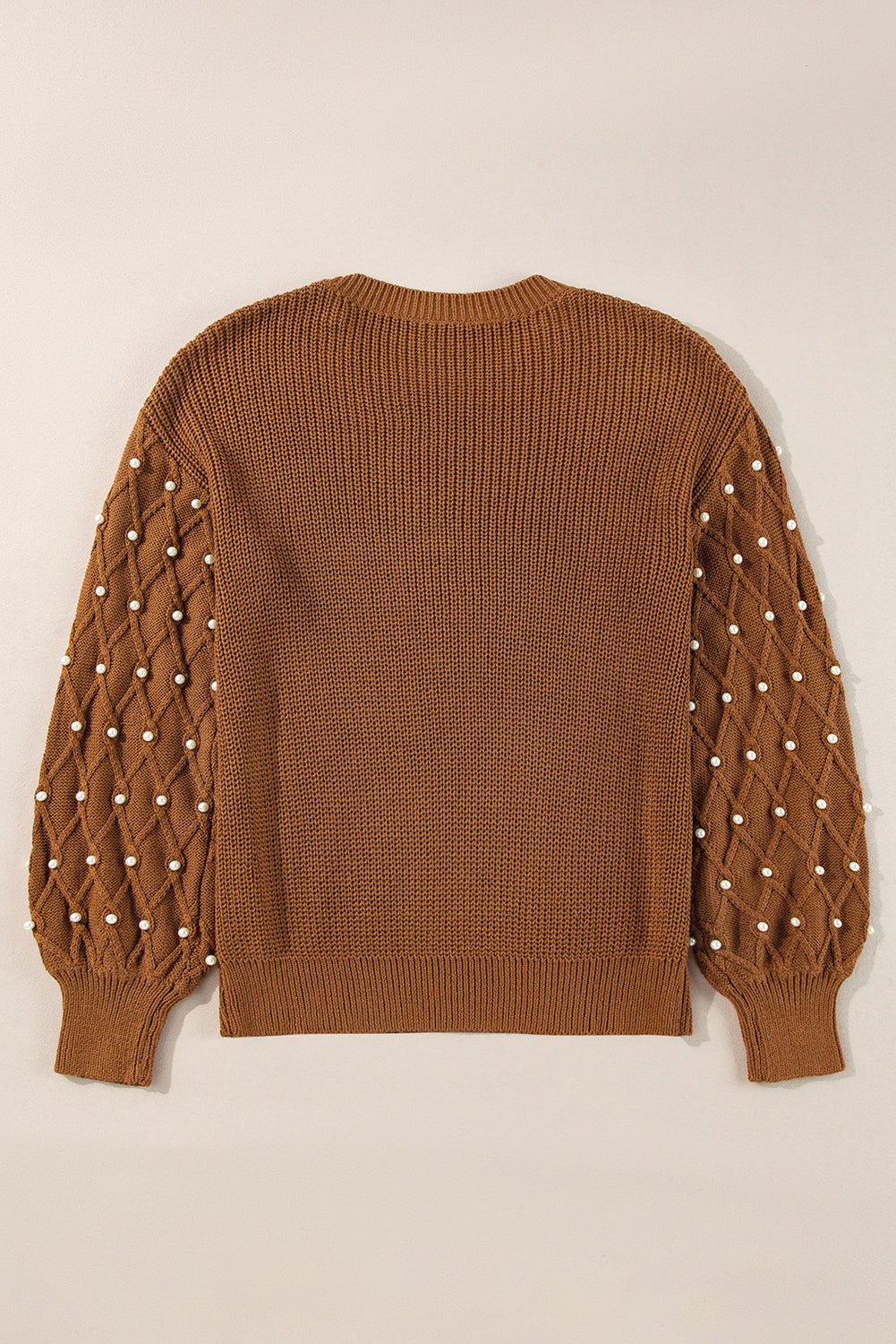 Evelyn Beaded Drop Shoulder Sweater