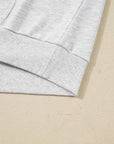 Sophia Patchwork asymmetric Sleeve PLUS Hoodie