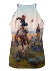 Baha Ranch Vintage Western Cowboy Women's Tank Top