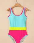 Hanna Patchwork One Piece Swimsuit