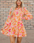 Jane Sleeve Ruffle Mini Dress