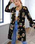 Baha Ranch Vintage Cowgirl Collage Western Lightweight Cardigan