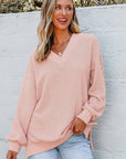 Zoey Sleeve Knit top Long Sleeve Top