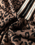 Leopard Quarter Zip Top & Mini Skirt Set