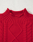 Joanna Cable Knit Baggy Sweater