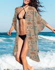 Baha Ranch Totally Western Duster Kimono Coverup