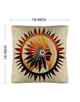Native Sun Throw Pillow Case Made in America