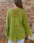 Whitley Crochet Knit Open Cardigan