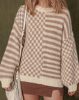 Sofia Shoulder Balloon Sleeve Sweater