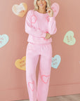 Nova Pattern Casual 2pcs Pants