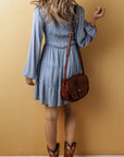 Aadhya Smocked Tiered Mini Dress