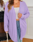 Rosie Waffle Knit Front PLUS Cardigan