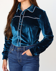 DEEP SEA VELVET PERFORMANCE RODEO SHIRT