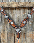 Leaf Scalloped Clear One Ear & Breastcollar 