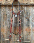 Medium Oil Floral Pearl Browband/Breastcollar Tack Set 