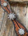 Leaf Scalloped Clear One Ear & Breastcollar 
