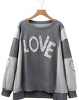 Payton Uneven Hem Chic Sweatshirt
